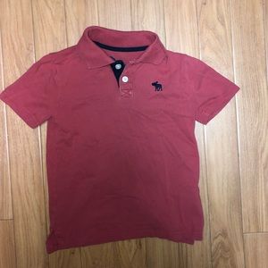 Red Abercrombie kids polo